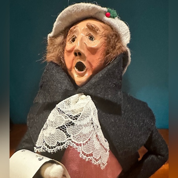 RARE -Vintage 1989 Byers' Choice Caroler -Victorian Man w/ Music Sheet -Like New - Picture 5 of 9